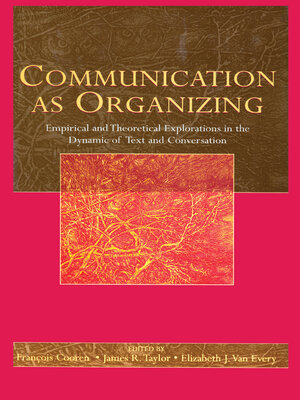 cover image of Communication as Organizing
